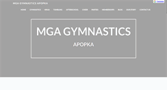 Desktop Screenshot of mgagymnastics.com